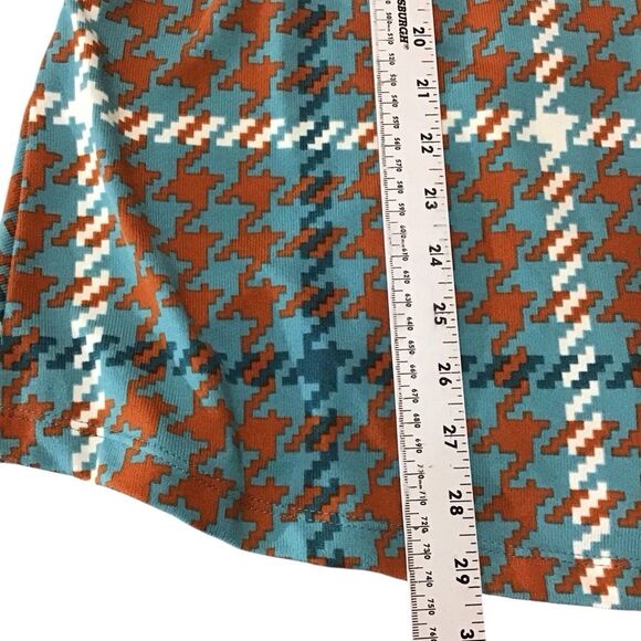 D & Co Multicolor Houndstooth Open Front Cardigan Sweater 2X Check Measurements - Picture 6 of 10